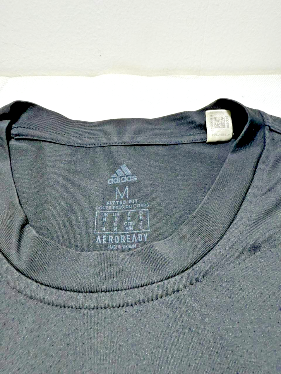 Adidas Own The Run T-Shirt In Black - Size 10