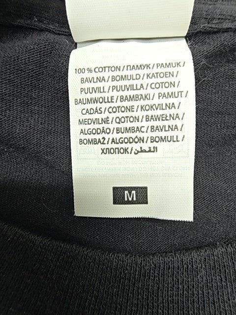 Fruit of the Loom Men Black T-Shirt size M product image 5