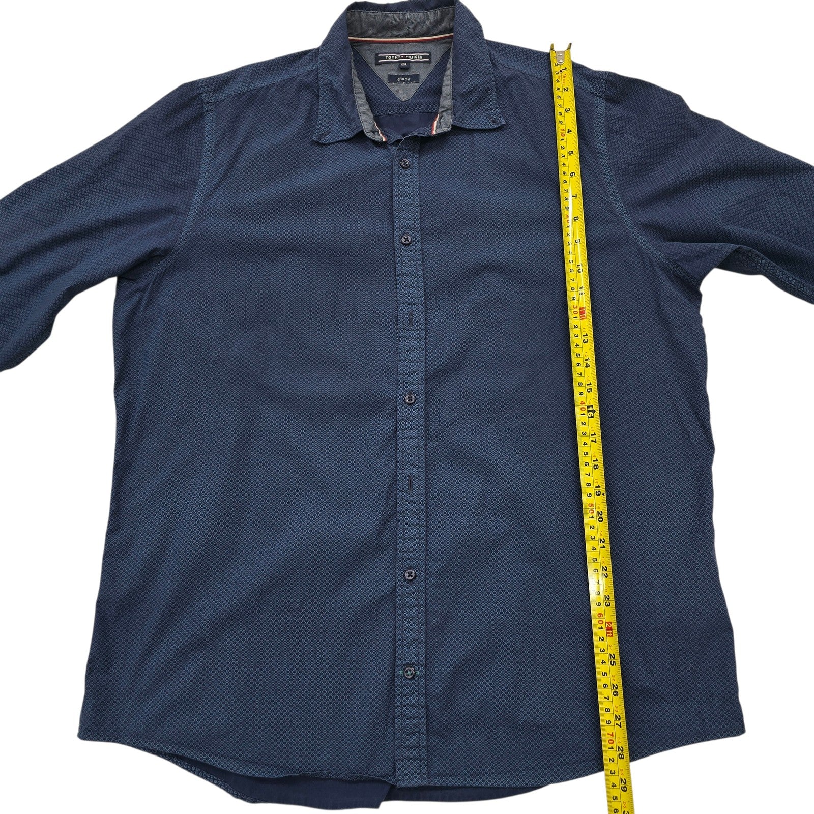 Tommy Hilfiger Men Navy Shirt size XXL product image 8