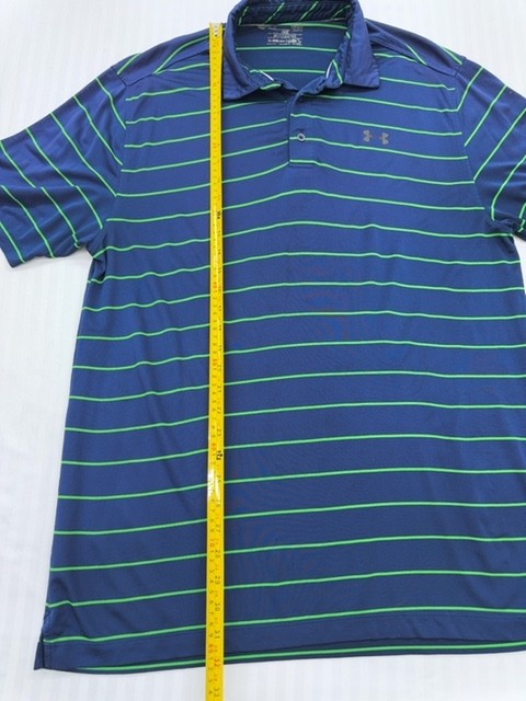 Under Armour Men Blue Polo Shirt size 2XL product image 5