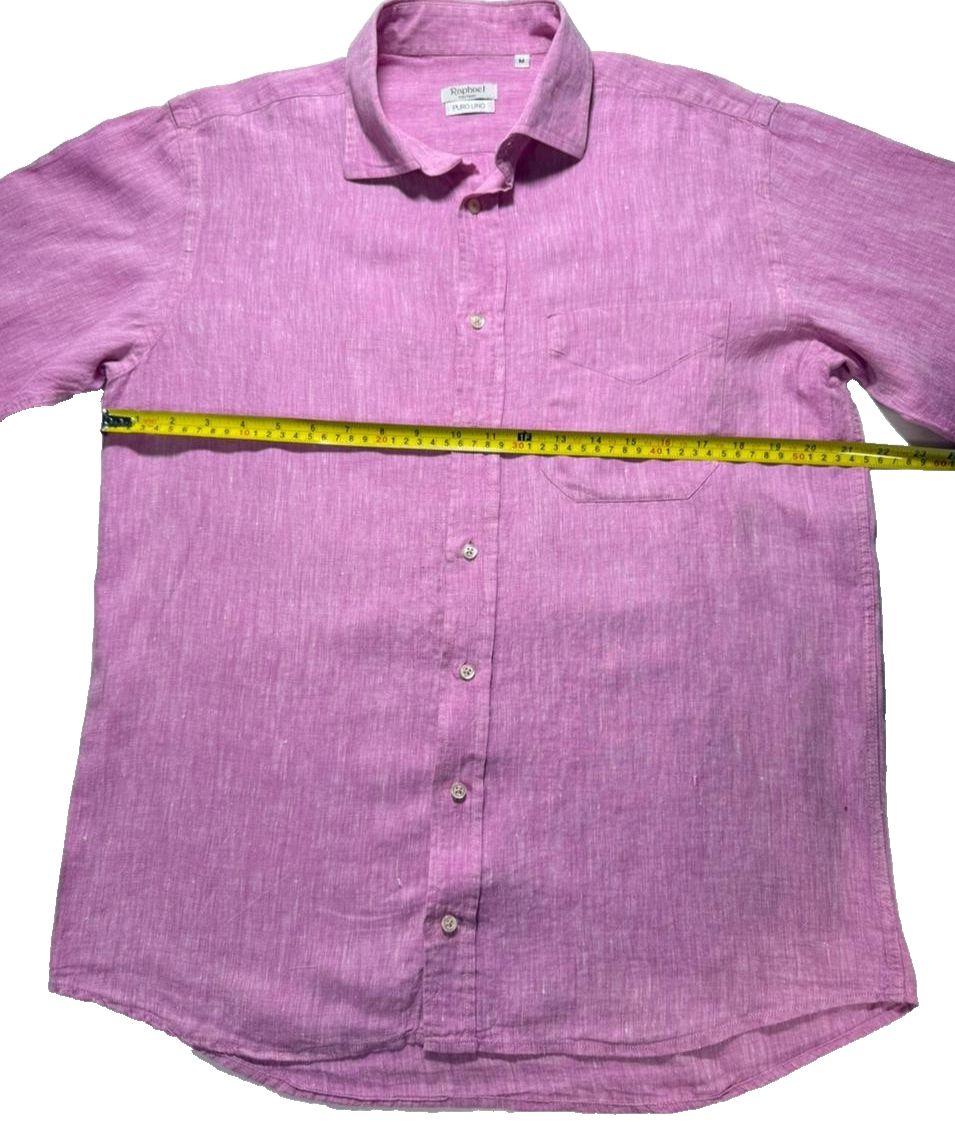 Raphael Positano Linen Button Men's Shirt | Size: M
