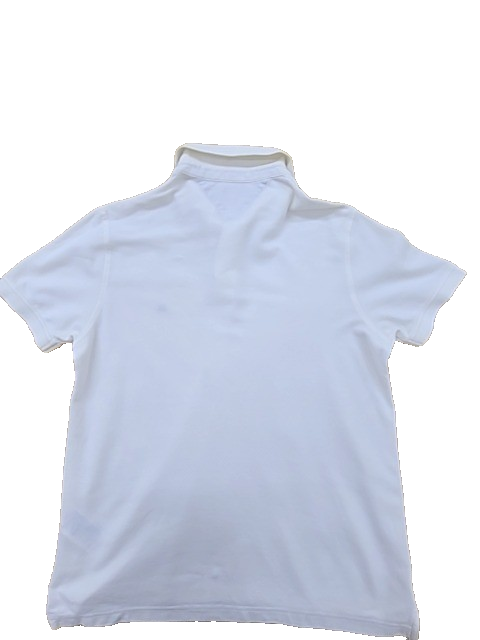 Tommy Hilfiger Men's White Slim Fit L Polo Short Sleeve Cotton Pique