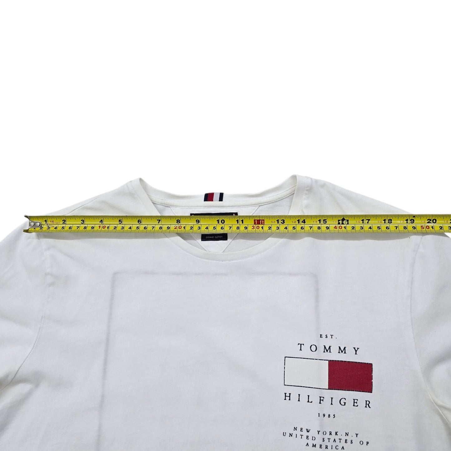Tommy Hilfiger Men White T-Shirt size XXL product image 5