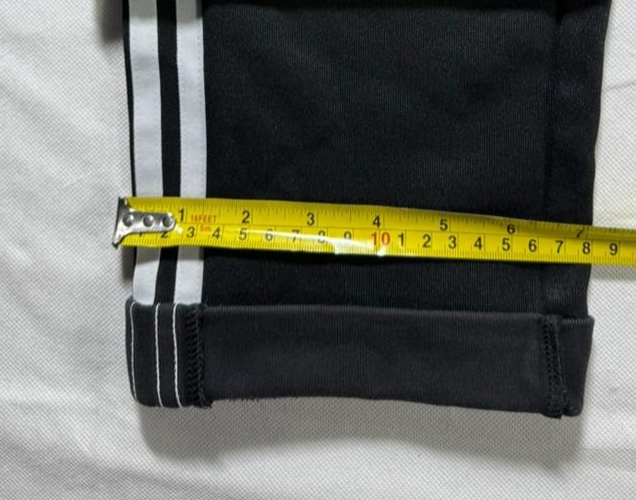 Adidas Black 3-Stripe Juniors Track Pants Joggers Youth Size M