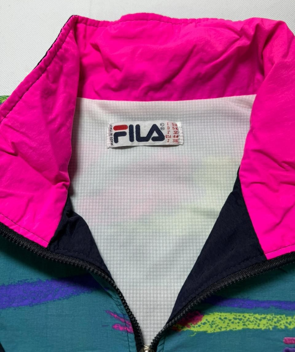 Rare Vintage Fila Ski Jersey Jacket, Oversized Silhouette - Size 3Xl