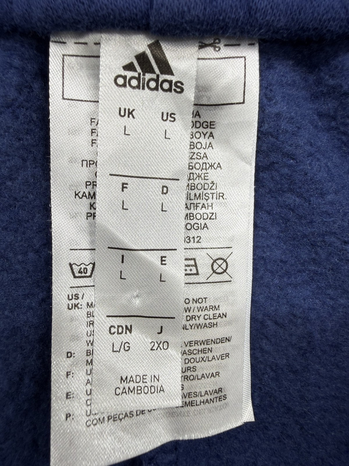 Adidas Kids Navy Track Pants size L product image 4