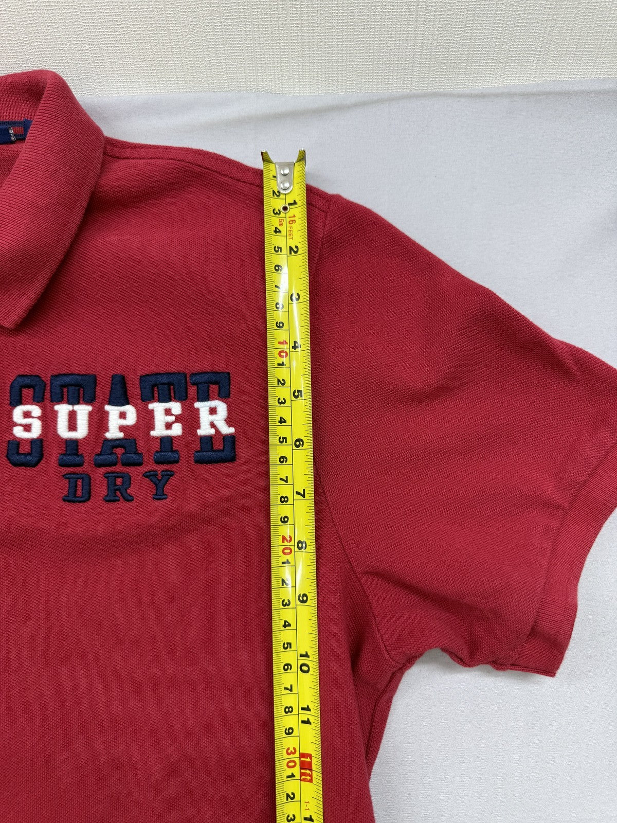 Superdry Men Red Polo Shirt size XL product image 7