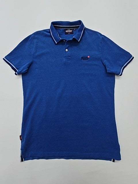 Superdry Men Blue Polo Shirt size M product image 3