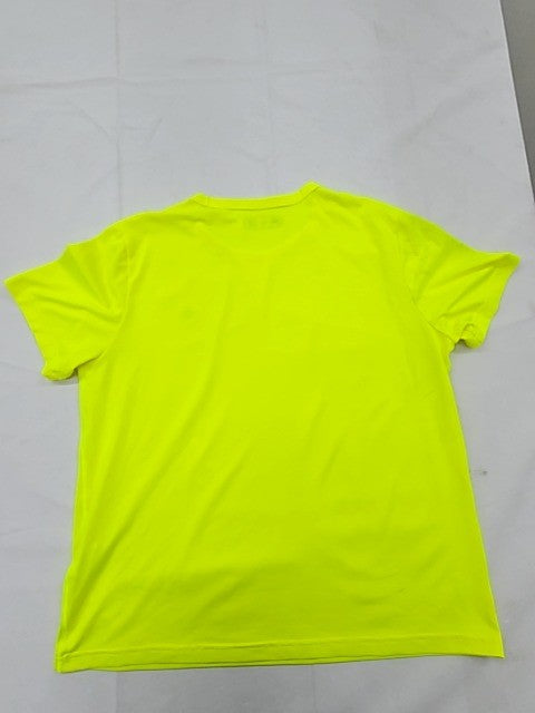 Champion Neon Yellow Athletic Short Sleeve T-Shirt XL Women's