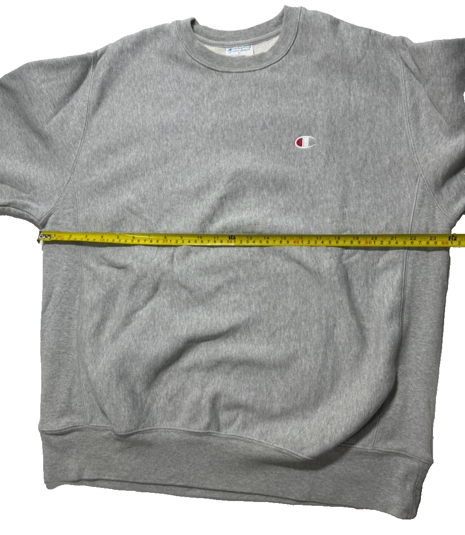 Champion Reverse Weave Grey Sweatshirt - Size L