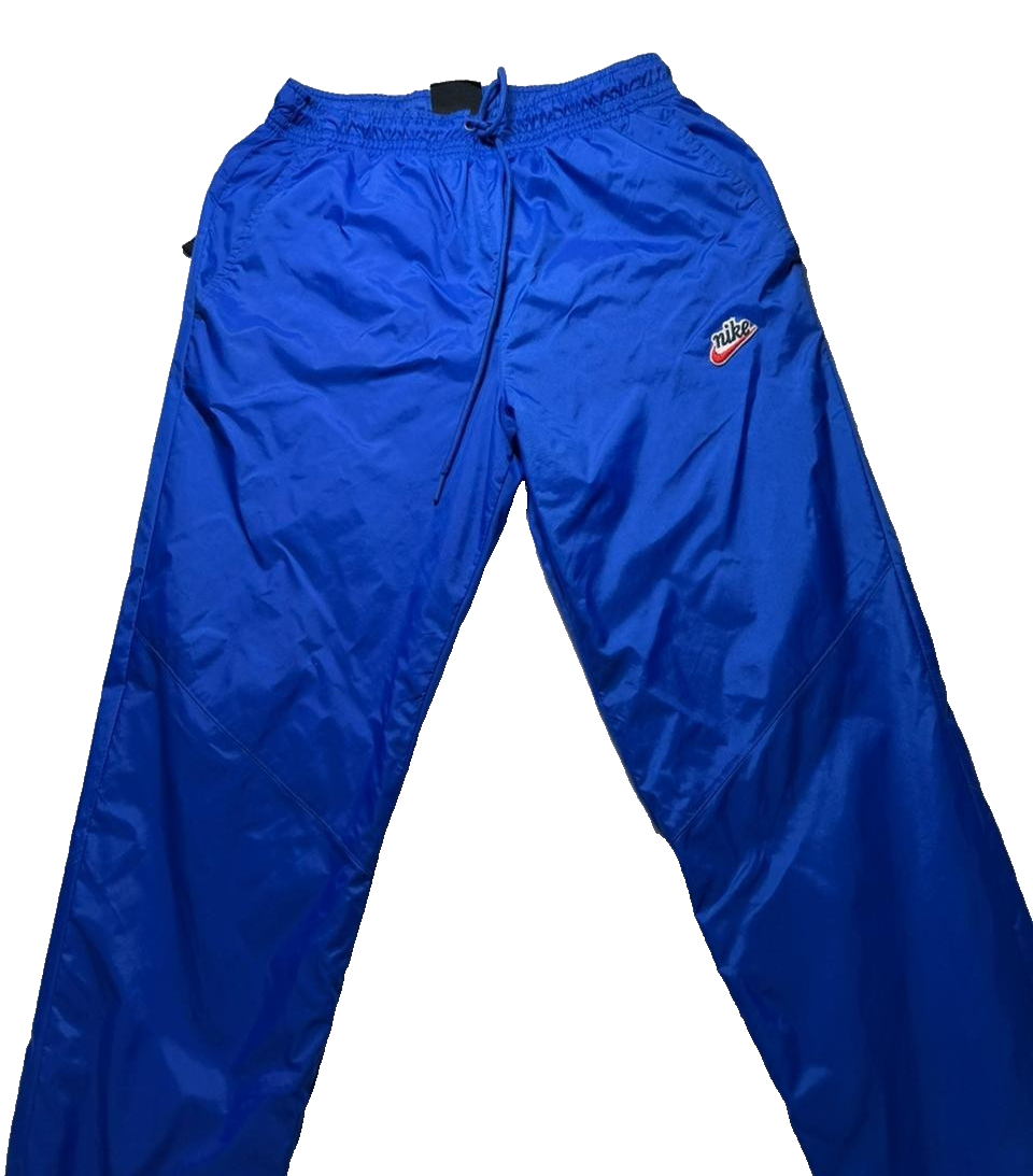 New Medium Nike Sportswear Woven Tech Joggers Blue Training Comfort | S