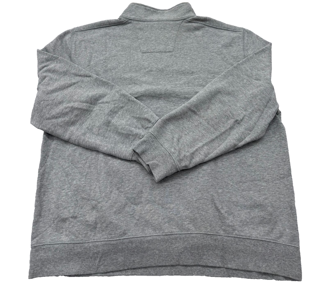 Nautica Men’s Grey Half Zip Pullover Sweatshirt Size XL Made in Vietnam