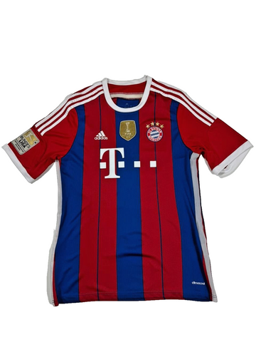 Adidas Bayern Munich Home Jersey Men’s Large Red Blue Climacool De Iaco #92 Thai