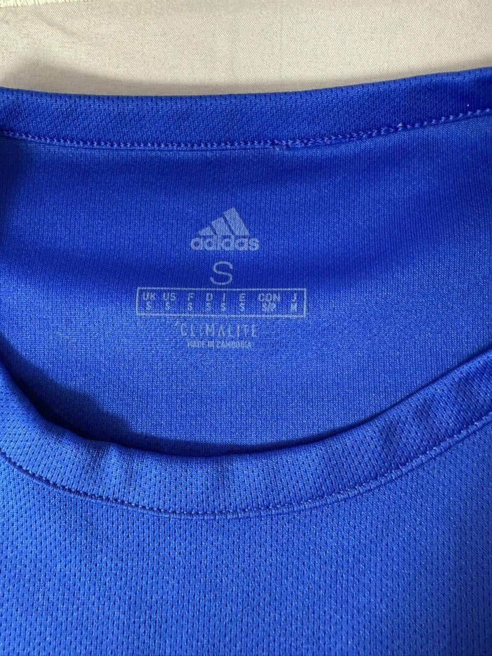 Adidas ESPA Paris Soccer Jersey Men's Small Blue White Climalite Football Shirt
