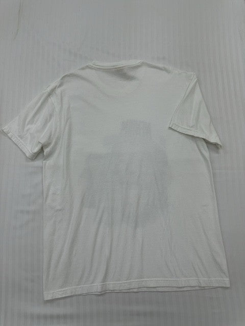 Neniom Men's White Oversized Graphic T-Shirt Size L
