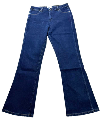 Wranglar Classic Women's Mid Waist Bootcut Blue Jeans Size 14R