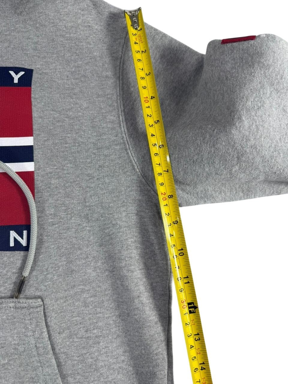 Helly Hansen Logo Hoodie Sweatshirt Grey Size XS Pullover