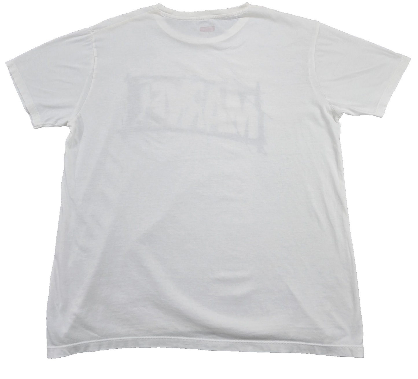 Marvel Graffiti Crew Neck T-Shirt White Cotton Size L
