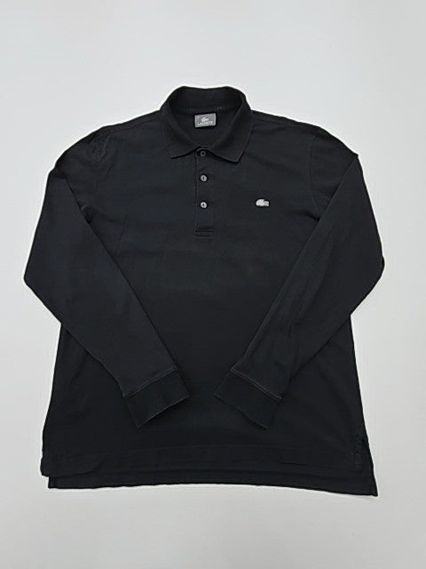 Lacoste Men Black Polo Shirt size 3 product image 1
