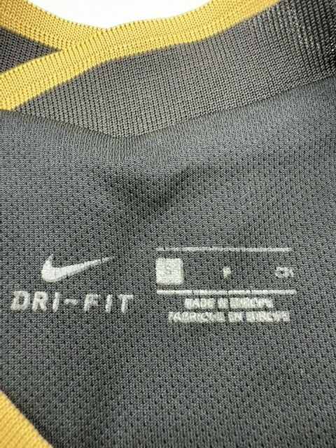 Nike Men's Black Gold FC Barcelona 20/21 Away Soccer Jersey L