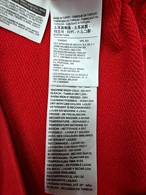 Levi's Men's Colorblock Crewneck Sweatshirt S Multi-Color Fleece