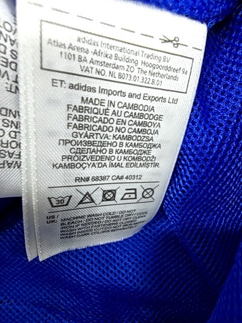 Adidas Adicolor Classics SST Track Jacket Men's 2XL Blue Full-Zip