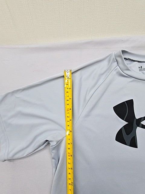 Under Armour Men's HeatGear Grey T-Shirt XL Loose Fit Moisture Wicking