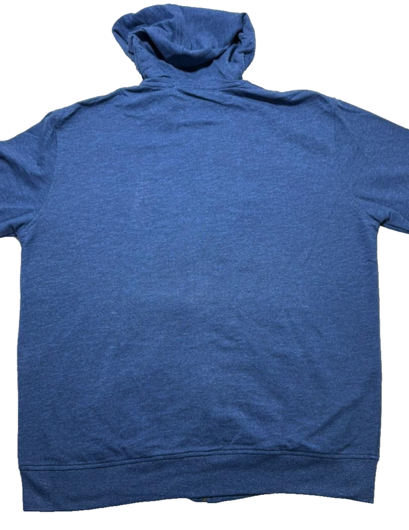 Polo Ralph Lauren Blue Zip Up Hoodie M Big Pony Logo Men's Sweatshirt