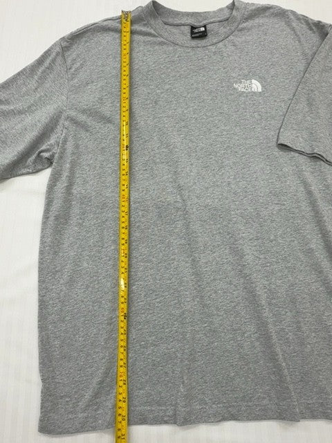 The North Face Men's Gray Embroidered Logo T-Shirt Size L