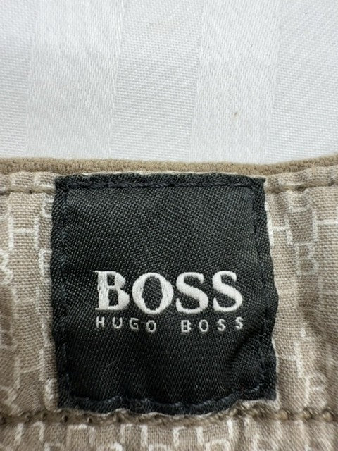 Hugo Boss Men's Khaki Cotton Chinos 36R Regular Fit