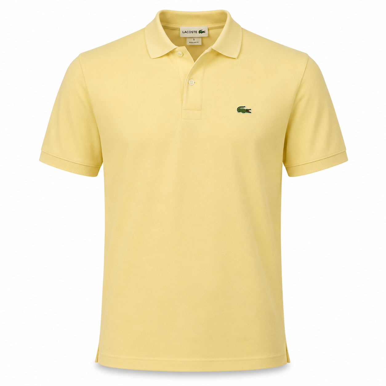 Lacoste Men Yellow Polo Shirt size 5 product image 2