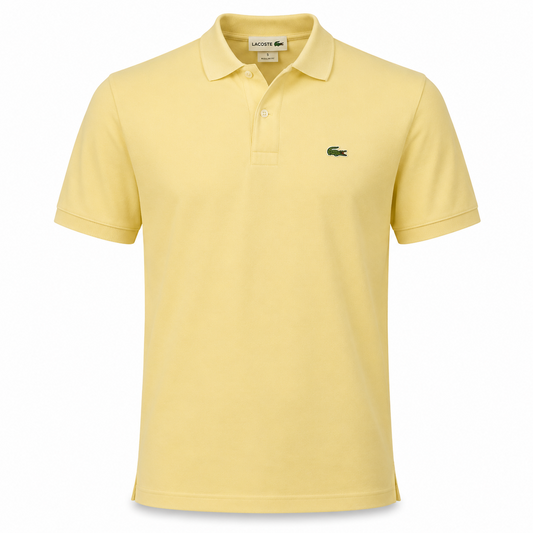 Lacoste Men Yellow Polo Shirt size 5 product image 2