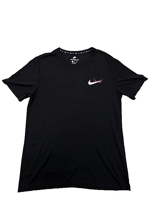Nike Men's Black T-Shirt – Size 2XL, Short Sleeve, Cotton