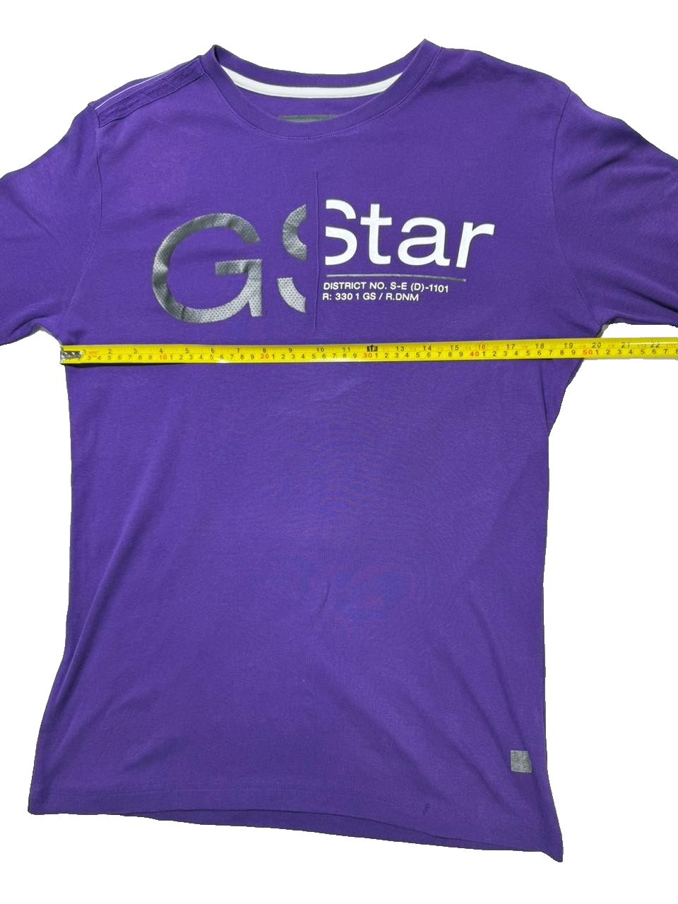 G-Star Raw Estes Violet Printed Men's T-Shirt - Size XL Slim Fit