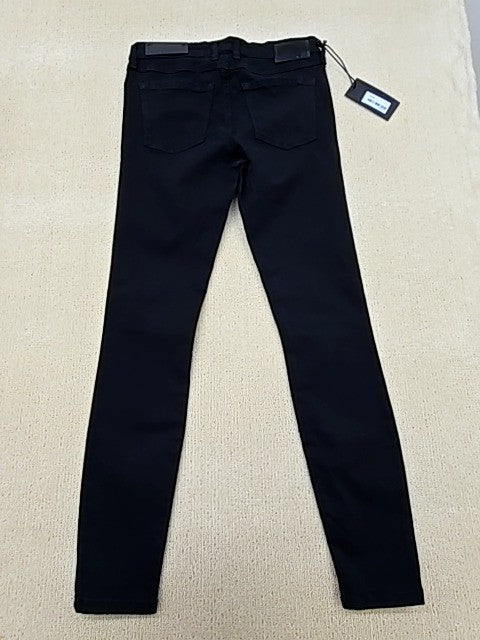 Diesel Black Gold TYPE-16C Black Super Skinny Cropped Jeans Unisex