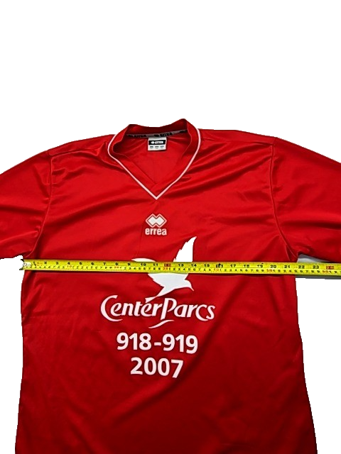 ErreàMen's Red V-Neck Sports Jersey XXL 2007 Polyester