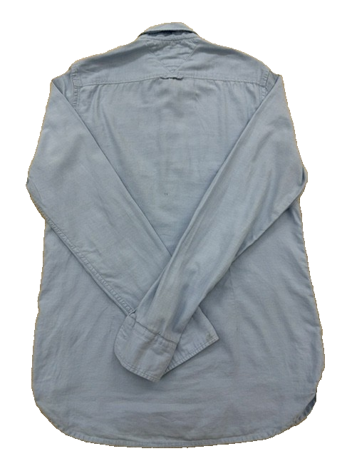 Tommy Hilfiger Men's Blue Flex Slim Fit Long Sleeve Shirt Size S