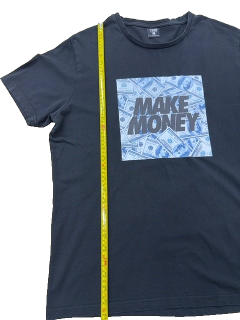 Entrepreneur Money T-Shirt Unisex L Black Cotton Crewneck Short Sleeve