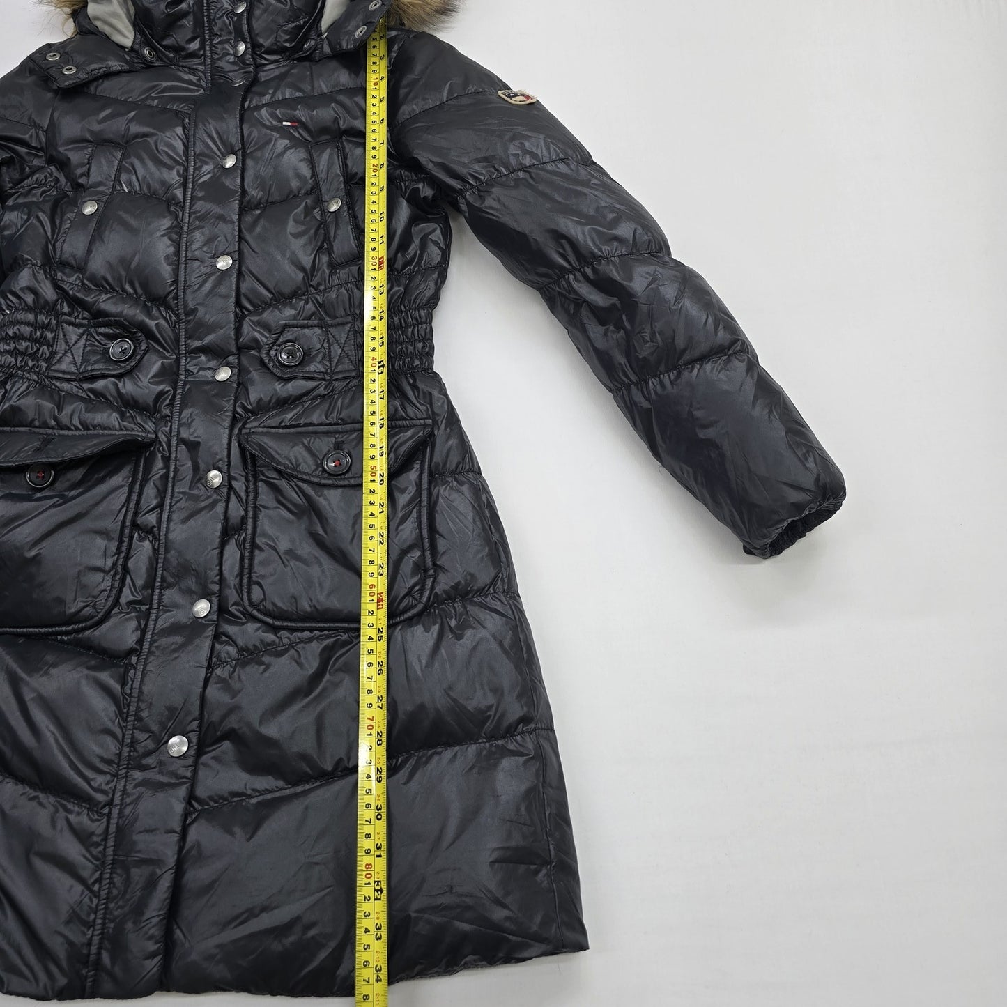Tommy Hilfiger Women Navy Coat size XS product image 8