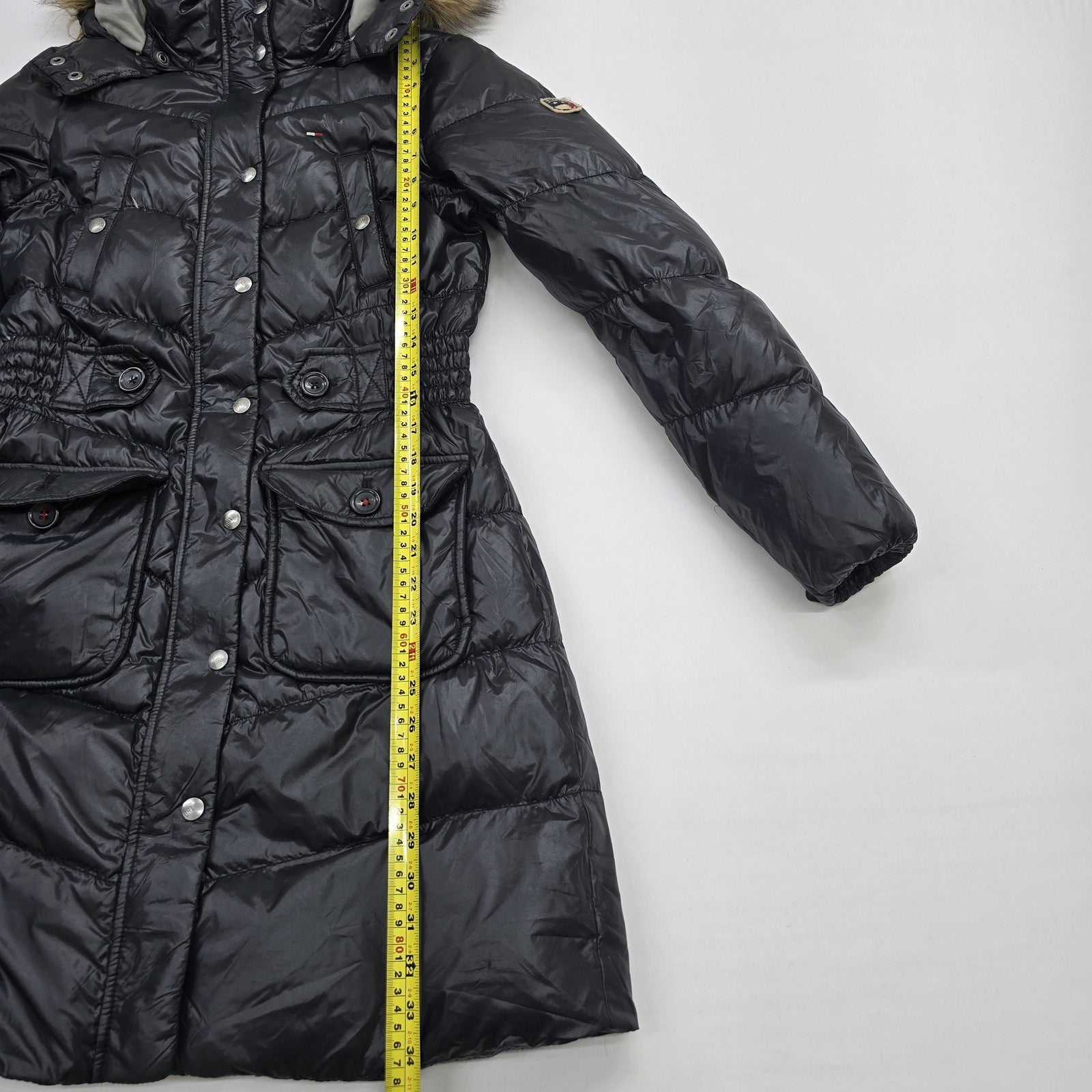Tommy Hilfiger Women Navy Coat size XS product image 8
