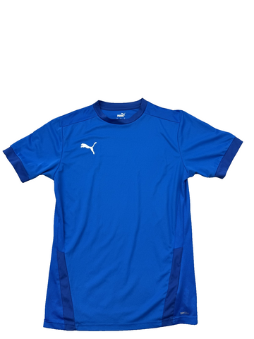 Puma Men's Blue Soccer Jersey L Short Sleeve Crewneck 704710-02