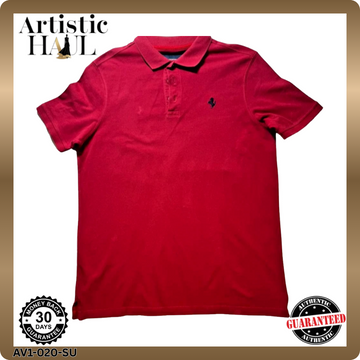 Ferrari Men's Red Short Sleeve Polo Shirt Size XL