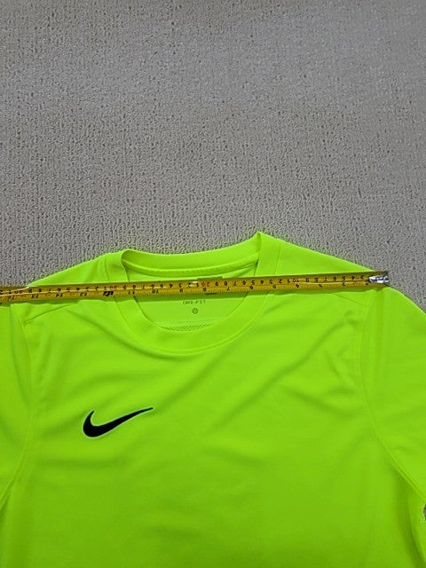 Nike Youth S Green Dri-FIT Slim Fit Short Sleeve Jersey