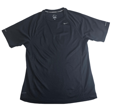 Nike Dri-FIT Men's Medium Black Running Training Athletic Short Sleeve T-Shirt