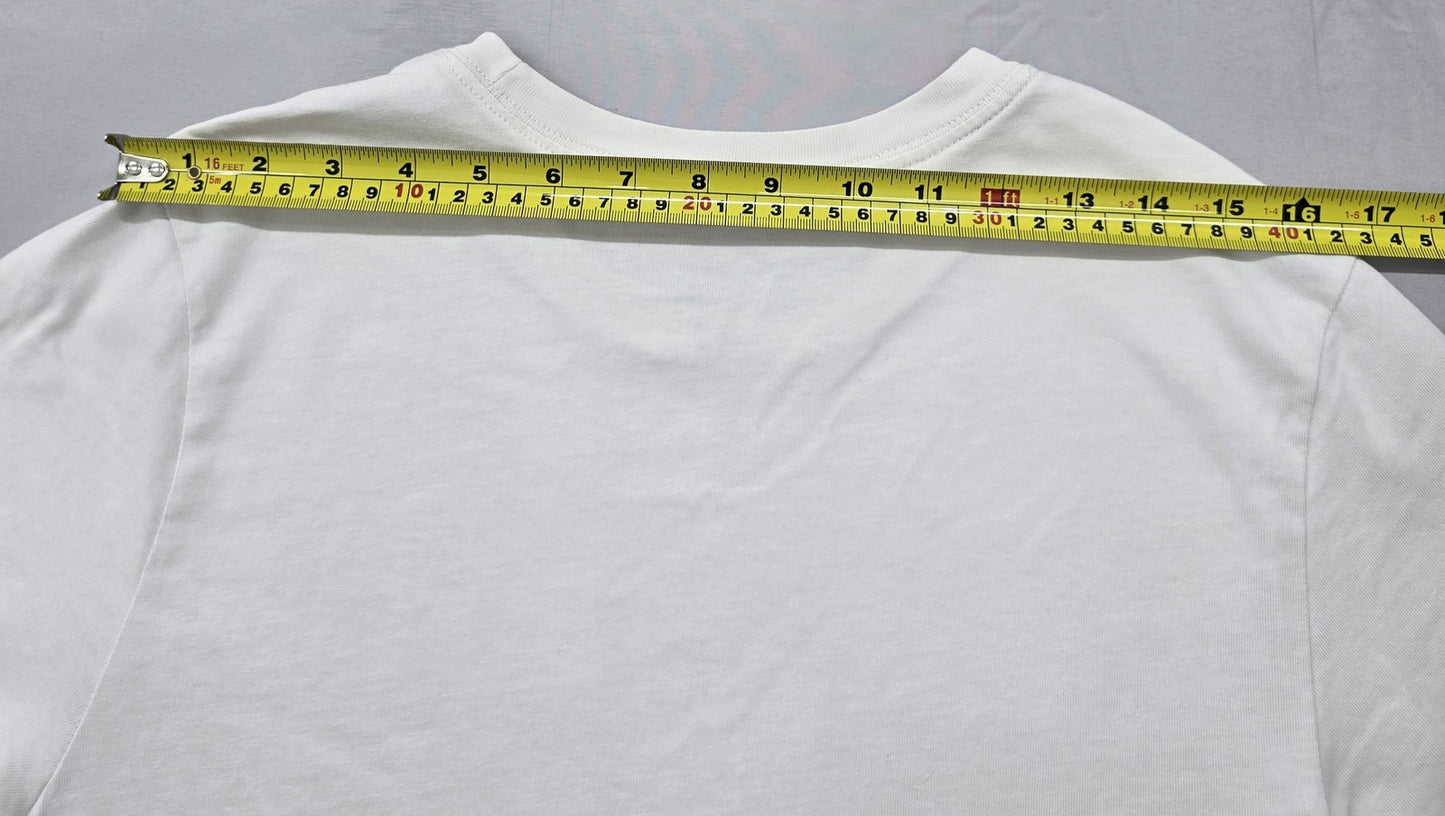 Nike Men's White Short Sleeve Cotton Crewneck T-Shirt Size S
