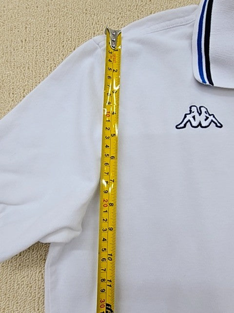 Kappa Men's White Cotton Polo Shirt Large Short Sleeve