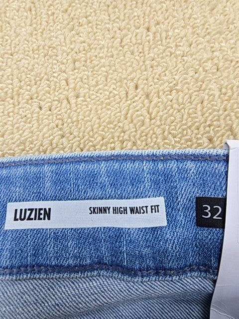 Replay Luzien Skinny High Waist Women's Jeans Size 32 Dark Indigo