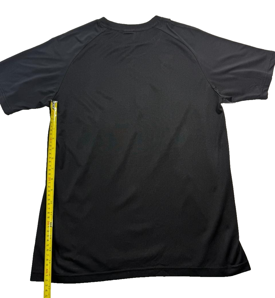 Adidas Formotion Men's Black Grey Training T-Shirt Yellow Graphic Size L