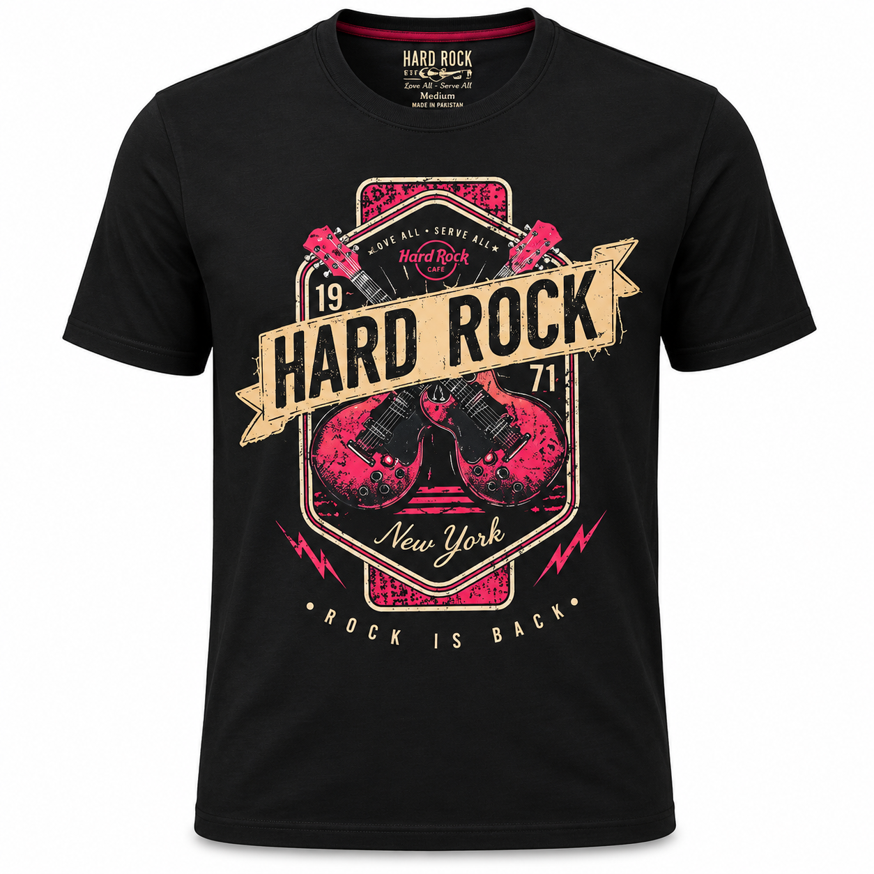 Hard Rock Cafe Men Black T-Shirt size M product image 2