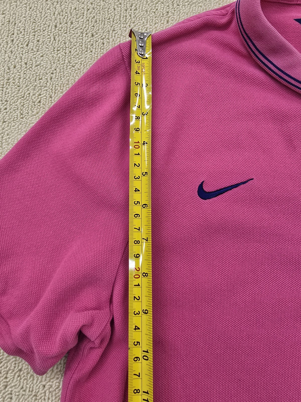 Nike FC Barcelona Pink Dri-FIT Polo Shirt Men's S Short Sleeve